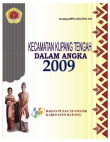 Kecamatan Kupang Tengah Dalam Angka 2009