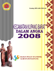 Kecamatan Kupang Barat Dalam Angka 2008