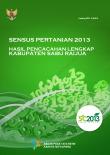 Sensus Pertanian 2013Hasil Pencacahan Lengkap Kabupaten Sabu Raijua